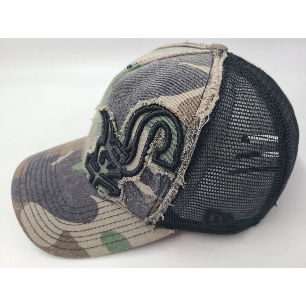 Chicago White Sox Hat Cap Camo New Era Mesh Trucker Snapback Men MLB Green Black